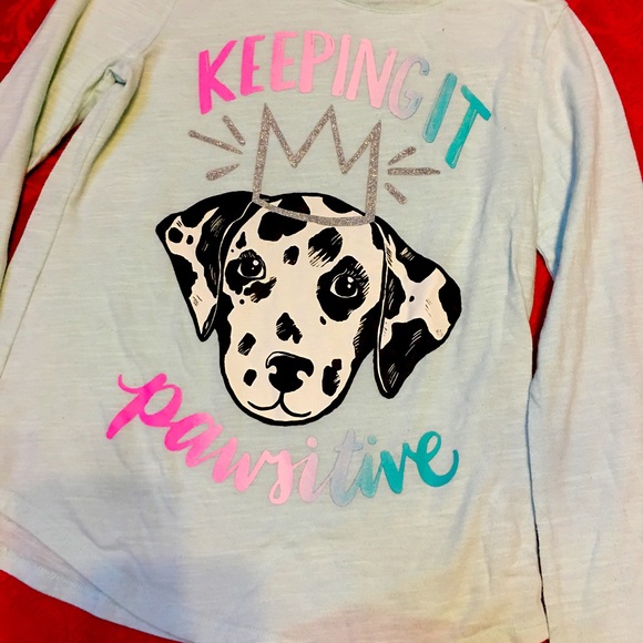 Kids Long Sleeve Dalmatian Tee - Multicolor - Picture 1 of 3